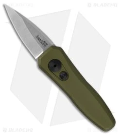 Kershaw Launch 4 CA Legal Automatic Knife Olive Aluminum (1.9" Satin)