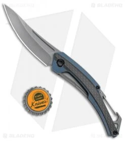 Kershaw Reverb XL Frame Lock Knife Carabiner CF/G-10 (3" Gray) 1225 -Kershaw Store Kersahw Reverb XL FL Carabiner CF G 10 Gray 1225 BHQ 94081 jr bottlecap