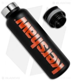 Kershaw 2018 Stainless Steel Insulated Water Bottle (20 Oz.) -Kershaw Store Kershaw 2018 SS Insulated Water Bottle 20oz BHQ 81080 jr open