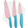 Kershaw 3-Piece Dessert Warrior® Edition Kitchen Knife Set Blue + Pink Donut