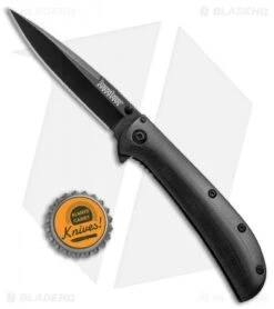 Kershaw Al Mar AM-3 Assisted Opening Knife Black G-10 (3" Black) 2335BLK 9 Kershaw Al Mar AM-3 Assisted Opening Knife Black G-10 (3" Black) 2335BLK -Kershaw Store Kershaw Al Mar AM 3 Black G 10 Black 2335BLK BHQ 71074 jr bottlecap