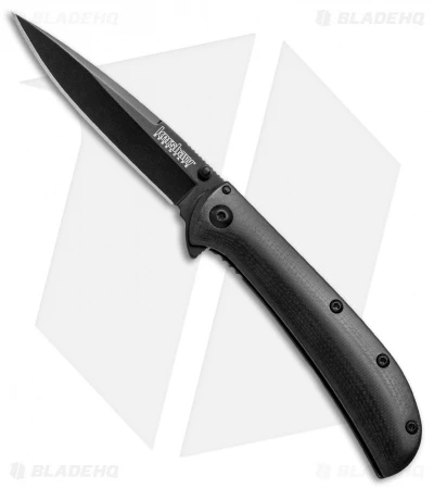 Kershaw Al Mar AM-3 Assisted Opening Knife Black G-10 (3" Black) 2335BLK 3 Kershaw Al Mar AM-3 Assisted Opening Knife Black G-10 (3" Black) 2335BLK