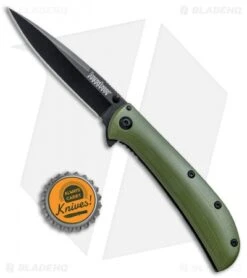 Kershaw Al Mar AM-3 Assisted Opening Knife Green G-10 (3" Black) 2335GRNBLK 9 Kershaw Al Mar AM-3 Assisted Opening Knife Green G-10 (3" Black) 2335GRNBLK -Kershaw Store Kershaw Al Mar AM 3 Green G 10 Black 2335GRNBLK BHQ 71075 jr bottlecap
