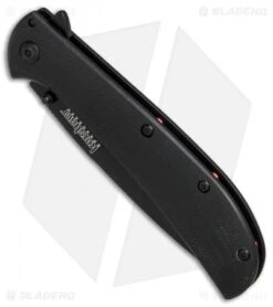 Kershaw Al Mar AM-4 Assisted Opening Knife Black G-10 (3.5" Black) 2330BLK -Kershaw Store Kershaw Al Mar AM 4 black G10 black BHQ 71078 er spine