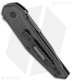 Kershaw Anso Fraxion Liner Lock Knife Carbon Fiber/G-10 (2.75" BlackWash) 1160 8 Kershaw Anso Fraxion Liner Lock Knife Carbon Fiber/G-10 (2.75" BlackWash) 1160 -Kershaw Store Kershaw Anso Fraxion carbon fiber G10 blackwash 1160 BHQ 52157 er side