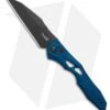 Kershaw Launch 13 Automatic Knife Blue Aluminum (3.5" Black) -Kershaw Store Kershaw Auto Launch 13 Button Lock BHQ 191193 td large