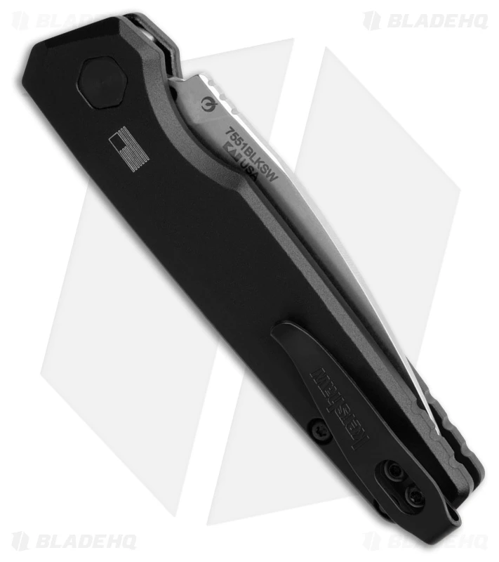 Kershaw Launch 18 Automatic Knife Black Aluminum (2.8" Stonewash) 5 Kershaw Launch 18 Automatic Knife Black Aluminum (2.8" Stonewash) - Image 3