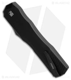 Kershaw Livewire OTF Automatic Knife D/E Black Aluminum (3.4" Black Serr) 7 Kershaw Livewire OTF Automatic Knife D/E Black Aluminum (3.4" Black Serr) -Kershaw Store Kershaw Auto Livewire OTF DoubleEdge BHQ 205168 hd side large