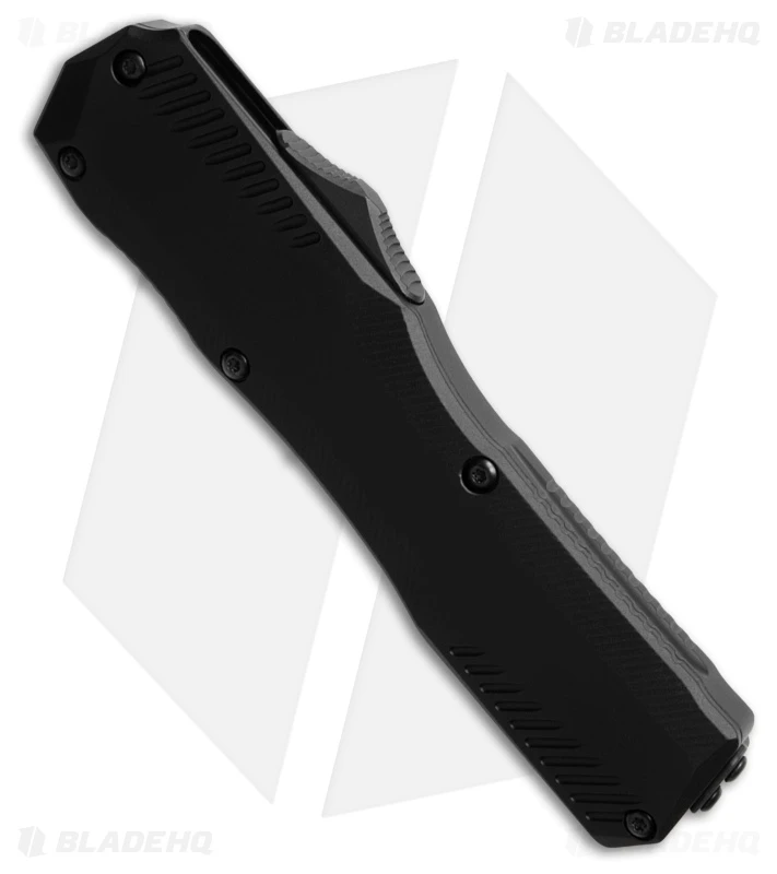 Kershaw Livewire OTF Automatic Knife D/E Black Aluminum (3.4" Black Serr) 4 Kershaw Livewire OTF Automatic Knife D/E Black Aluminum (3.4" Black Serr) - Image 2