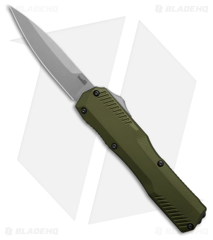 Kershaw Livewire MagnaCut D/A OTF Automatic Knife Olive Green (3.4" Stonewash) 3 Kershaw Livewire MagnaCut D/A OTF Automatic Knife Olive Green (3.4" Stonewash)