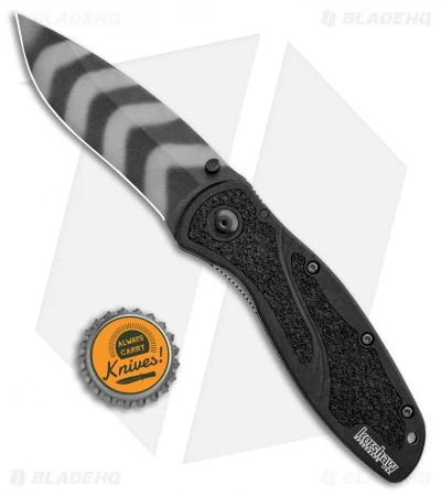 Kershaw Blur Assisted Opening Knife Black (3.375" Tiger Stripe) 1670OLKTSX 6 Kershaw Blur Assisted Opening Knife Black (3.375" Tiger Stripe) 1670OLKTSX - Image 4