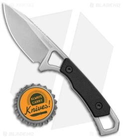 Kershaw Brace Neck Knife Fixed Blade (2" Stonewash) 2085 -Kershaw Store Kershaw Brace Neck Knife Fixed Blade SW 2085 BHQ 120531 jr bottlecap large
