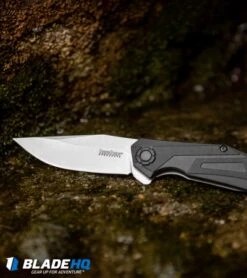 Kershaw Camshaft Assisted Opening Knife Black FRN (3" Stonewash) 1370 -Kershaw Store Kershaw Camshaft Assisted Opening Knife Black FRN Stonewash 1370 BHQ 106040 kp moss web