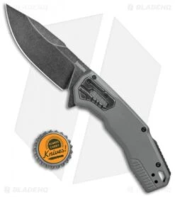 Kershaw Cannonball Assisted Opening Knife Gray PVD Steel (3.5" BlackWash) -Kershaw Store Kershaw Cannonball Assisted Opening Gray PVD Steel Blackwash 2061 BHQ 120526 jr bottlecap 2