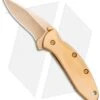 Kershaw Chive Assisted Opening Knife 24K Gold Plated (1.94" Gold) 1600G -Kershaw Store Kershaw Chive AO 24K Gold Plated KS1600G BHQ 86782 jr