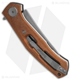 Kershaw Sinkevich Concierge Liner Lock Knife Brown Micarta (3.25" SW D2) 8 Kershaw Sinkevich Concierge Liner Lock Knife Brown Micarta (3.25" SW D2) -Kershaw Store Kershaw Concierge D2 Brown Micarta BHQ 138407 td side