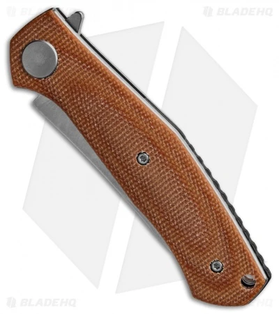 Kershaw Sinkevich Concierge Liner Lock Knife Brown Micarta (3.25" SW D2) 4 Kershaw Sinkevich Concierge Liner Lock Knife Brown Micarta (3.25" SW D2) - Image 2