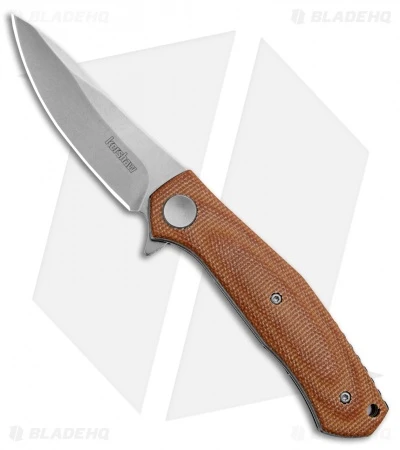 Kershaw Sinkevich Concierge Liner Lock Knife Brown Micarta (3.25" SW D2) 3 Kershaw Sinkevich Concierge Liner Lock Knife Brown Micarta (3.25" SW D2)