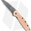 Kershaw Leek Assisted Opening Knife Copper (3" Black SW) 1660CUBW -Kershaw Store Kershaw Copper Leek Assited Opening Blackwash 1660CUBW BHQ 123691 jr