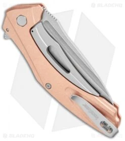 Kershaw Copper Natrix XL Sub-Frame Lock Knife (3.75" Stonewash) 7008CU -Kershaw Store Kershaw Copper Natrix XL Sub FL SW 7008CU BHQ 105985 jr side