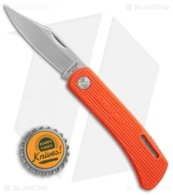 Kershaw D.W.O. Classic 3000 Lockback Knife Orange (2.38" Satin) -Kershaw Store Kershaw DWO classic 3000 orange satin BHQ 11772 er size