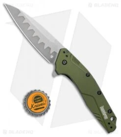 Kershaw Dividend Assisted Opening Knife Olive (3" Composite) 1812OLCB -Kershaw Store Kershaw Dividend Assisted Opening Olive Composite 1812OLCB BHQ 105989 jr bottlecap