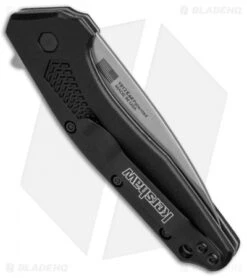 Kershaw Dividend Assisted Opening Knife Black GFN (3" Stonewash) 1812 -Kershaw Store Kershaw Dividend Black GFN SW 1812 BHQ 52170 jr side