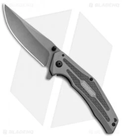 Kershaw Duojet A/O Frame Lock Knife Gray SS/Carbon Fiber (3.25" Gray) 8300