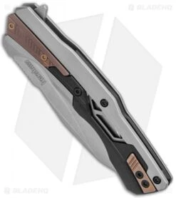 Kershaw Endgame Frame Lock Knife Bronze PVD/GFN (3.25" Stonewash) 2095 -Kershaw Store Kershaw Endgame FL Bronze PVD GFN SW 2095 BHQ 120534 jr spine