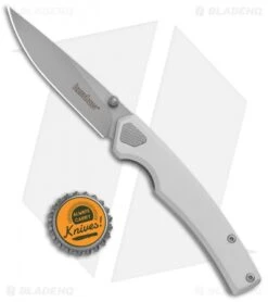 Kershaw Epistle Liner Lock Knife Gray (3" Bead Blast) 2131 -Kershaw Store Kershaw Epistle LL Gray BB 2131 BHQ 94089 jr bottlecap