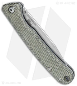 Kershaw Federalist Folding Knife Green Micarta (3.25" Stonewash) 4320 -Kershaw Store Kershaw Federalist Folding Green Micarta SW BHQ 139782 jr side