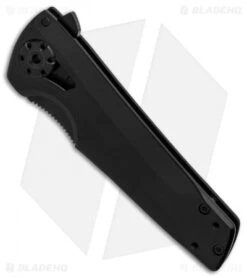 Kershaw Flythrough Frame Lock Knife (3" Black) 1988 -Kershaw Store Kershaw Flythrough Black BHQ 80578 er spine