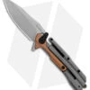 Kershaw Frontrunner Frame Lock Knife Black/Copper Steel (3.1" Stonewash) 2039 -Kershaw Store Kershaw Frontrunner Knife Black SW Copper SW BHQ 178502 jr