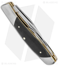 Kershaw Iredale Slip Joint Knife Black Canvas Micarta (2.6" Satin) 4386 -Kershaw Store Kershaw Iredale SJ Black Canvas Micarta Satin BHQ 139786 jr side