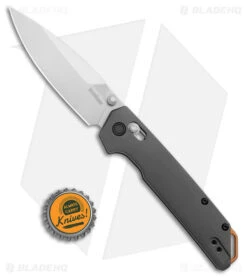 Kershaw Iridium DuraLock Knife Gray Aluminum (3.5" Satin D2) 2038 -Kershaw Store Kershaw Iridium Gray Copper Satin BHQ 178501 jr bottlecap large