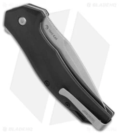 Kershaw Lateral Spring Assisted Knife Black GRN (3" Stonewash) 1645 -Kershaw Store Kershaw Lateral Knife Black SW BHQ 178497 jr side