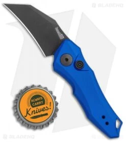 Kershaw Launch 10 Automatic Knife Blue (1.9" Stonewash) 7350BLUBLK -Kershaw Store Kershaw Launch 10 Auto Blue SW KER7350BLUBLK BHQ 115104 jr bottlecap