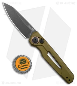 Kershaw Launch 11 Automatic Knife OD Green Aluminum (2.75" Blackwash) 7550OL -Kershaw Store Kershaw Launch 11 Auto OD Green Aluminum Blackwash BHQ 178231 jr bottlecap