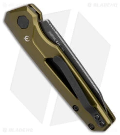 Kershaw Launch 11 Automatic Knife OD Green Aluminum (2.75" Blackwash) 7550OL -Kershaw Store Kershaw Launch 11 Auto OD Green Aluminum Blackwash BHQ 178231 jr side