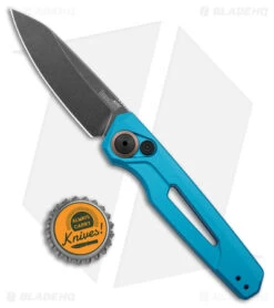 Kershaw Launch 11 Automatic Knife Teal Aluminum (2.75" Blackwash) 7550TEAL -Kershaw Store Kershaw Launch 11 Auto Teal Aluminum Blackwash BHQ 178233 jr bottlecap