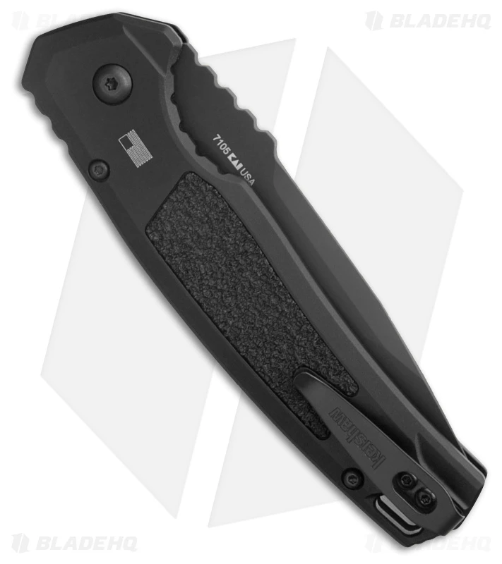 Kershaw Launch 16 Tactical Automatic Knife Black (3.5" Black Serr M4) 7105 5 Kershaw Launch 16 Tactical Automatic Knife Black (3.5" Black Serr M4) 7105 - Image 3