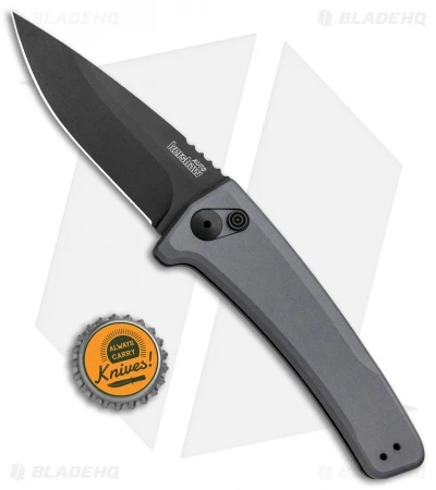 Kershaw Launch 3 Automatic Knife Gray Aluminum (3.4" Black) 7300GRYBLK 6 Kershaw Launch 3 Automatic Knife Gray Aluminum (3.4" Black) 7300GRYBLK - Image 4