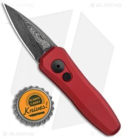 Kershaw Launch 4 CA Legal Automatic Knife Red (1.9" Damascus) 14 Kershaw Launch 4 CA Legal Automatic Knife Red (1.9" Damascus) -Kershaw Store Kershaw Launch 4 CA Legal Auto Red Damascus 7500RDDAM BHQ 91649 jr bottlecap