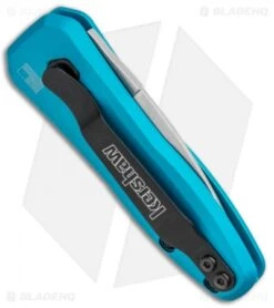 Kershaw Launch 4 CA Legal Automatic Knife Teal (1.9" Stonewash) -Kershaw Store Kershaw Launch 4 CA Legal Auto Teal SW KER7500TEALSW BHQ 92074 jr side