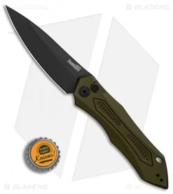 Kershaw Launch 6 Automatic Knife OD Green (3.75" Black) 7800OLBLK -Kershaw Store Kershaw Launch 6 Olive Black BHQ 89519 er bottlecap