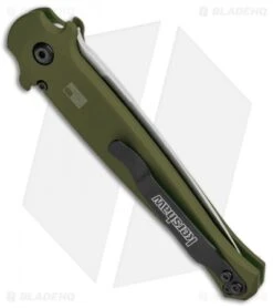 Kershaw Launch 8 Stiletto Automatic Knife Green/CF (3.5" Stonewash) 8 Kershaw Launch 8 Stiletto Automatic Knife Green/CF (3.5" Stonewash) -Kershaw Store Kershaw Launch 8 Stiletto Auto Green CF SW KER7150OLSW BHQ 105833 jr side