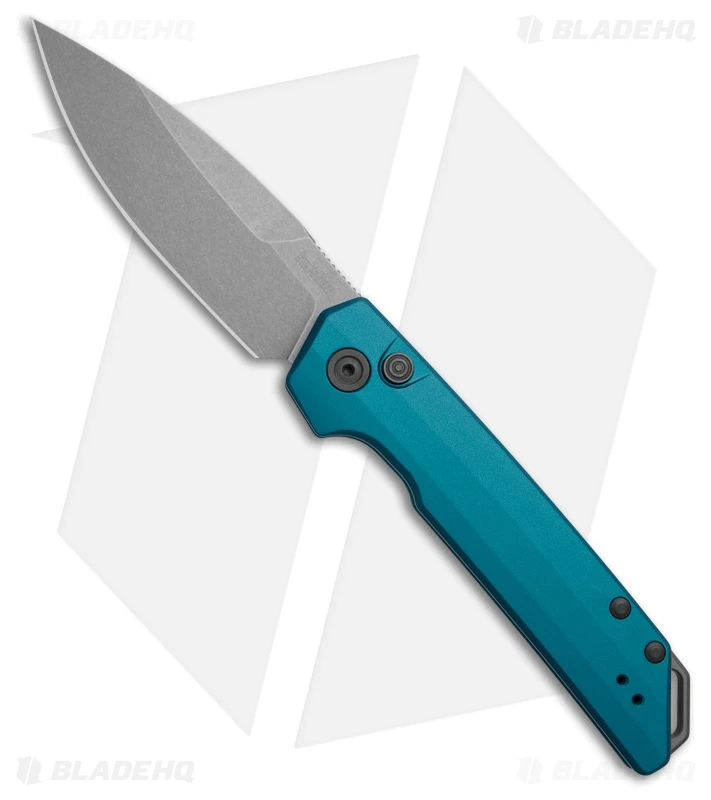 Kershaw Launch Iridium MagnaCut Automatic Knife Blue Aluminum (3.5" SW) 3 Kershaw Launch Iridium MagnaCut Automatic Knife Blue Aluminum (3.5" SW)