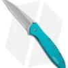 Kershaw Leek Assisted Opening Knife Teal (3" Bead Blast) 1660TEAL 1 Kershaw Leek Assisted Opening Knife Teal (3" Bead Blast) 1660TEAL -Kershaw Store Kershaw Leek 1660teal BHQ 22700 jr