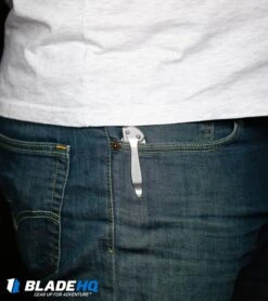 Kershaw Leek Assisted Opening Knife Stainless Steel (3" Bead Blast) 1660 -Kershaw Store Kershaw Leek Assisted Opening Knife Bead Blast 1660 BHQ 0143 kp pocket web large 2