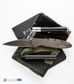 Kershaw Leek Assisted Opening Knife Gray Stainless Steel (3" Gray) 1660GRY -Kershaw Store Kershaw Leek Assisted Opening Knife Gray Aluminum Gray 1660GRY BHQ 117600 kp pocket web